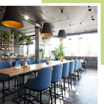 Gastronomie- und Gewerbeflächen